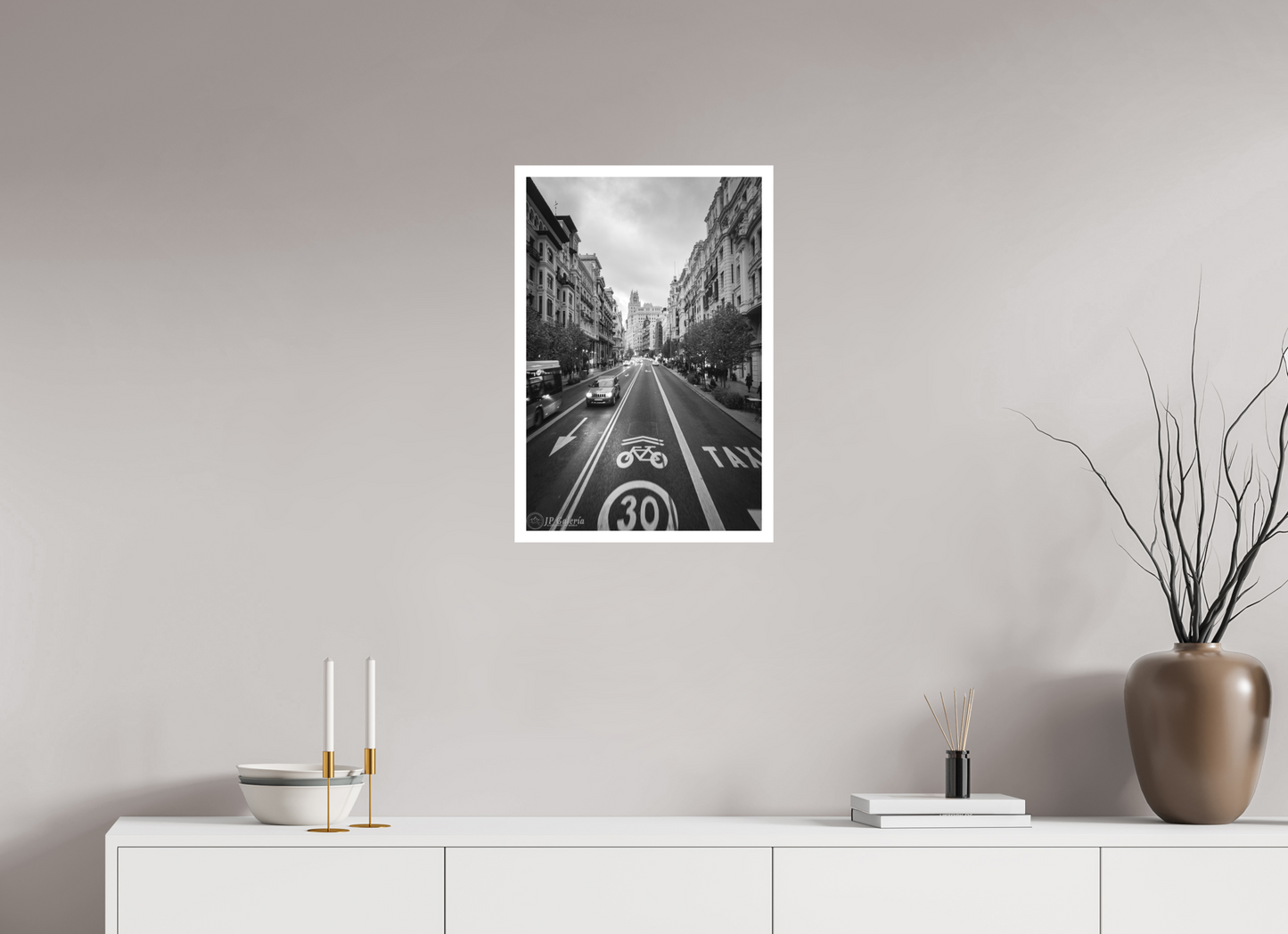 16 x 24″, Matte Photo Print On Fuji Crystal DP II Madrid Ciclovía