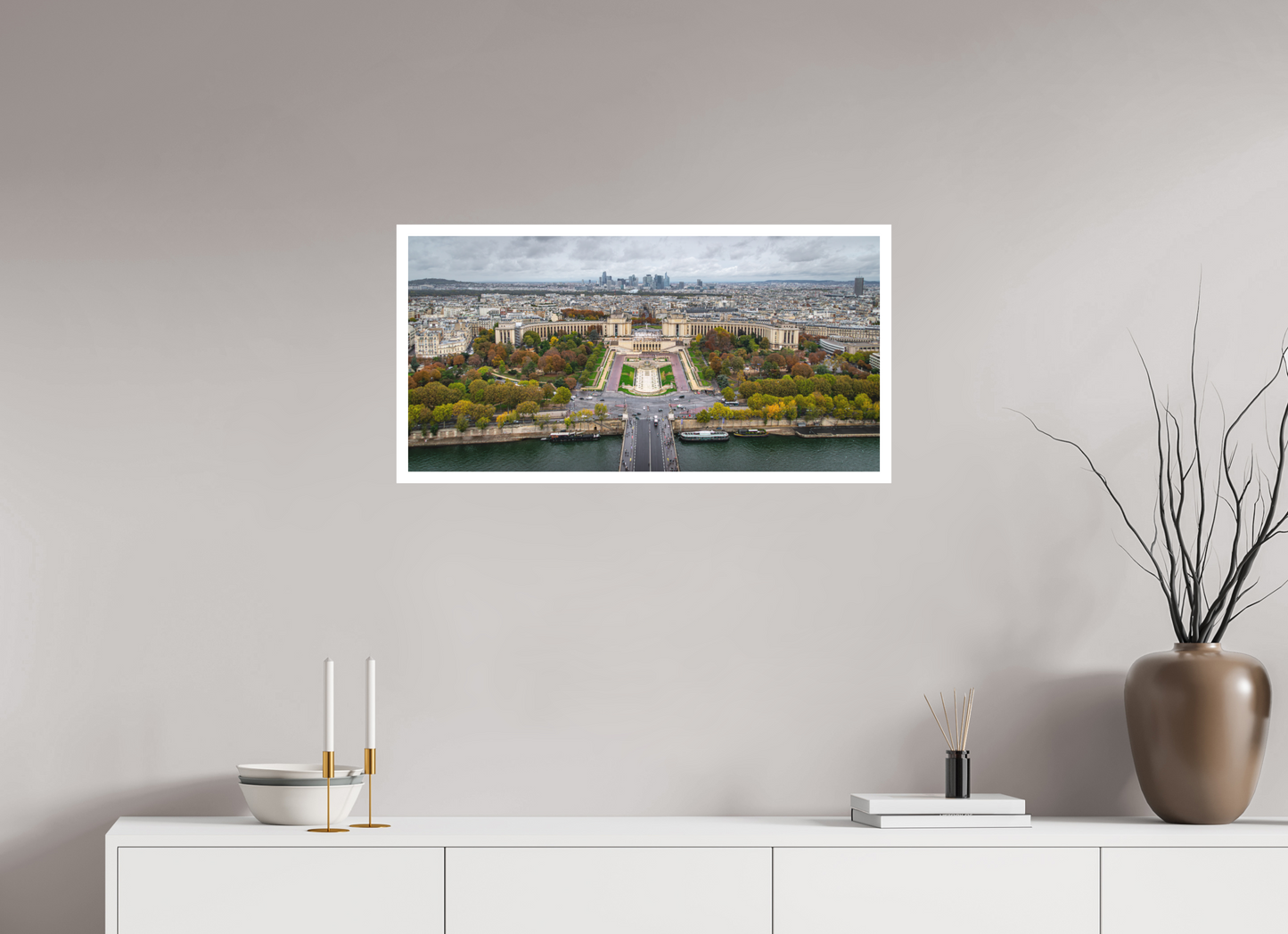 32 x 16″, Matte Photo Print On Fuji Crystal DP II Paris Plaza del Trocadero