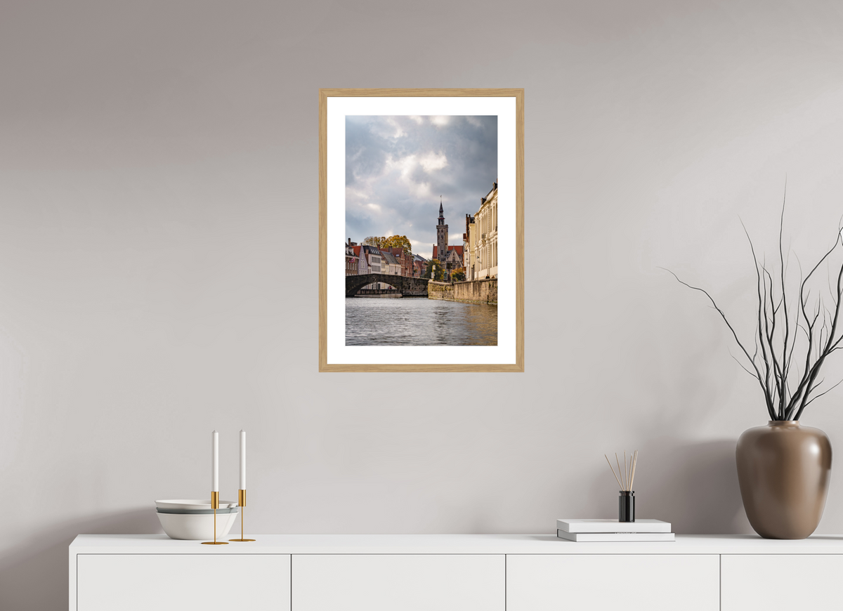 16 x 24″, Natual Oak Frame Print On Fuji Crystal Serenidad en el Canal de Brujas