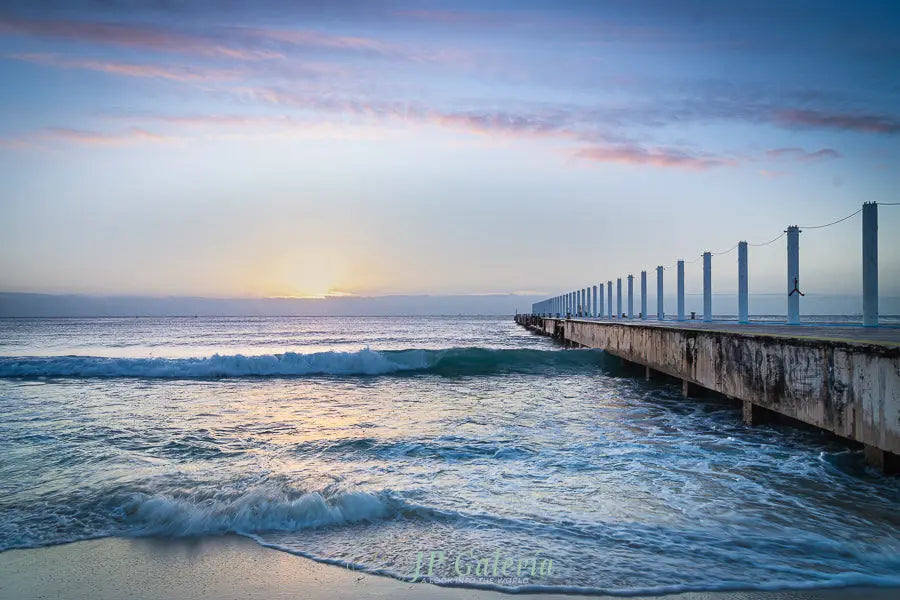 Playa del Carmen Amanecer en el Muelle Constituyentes - JP Galería