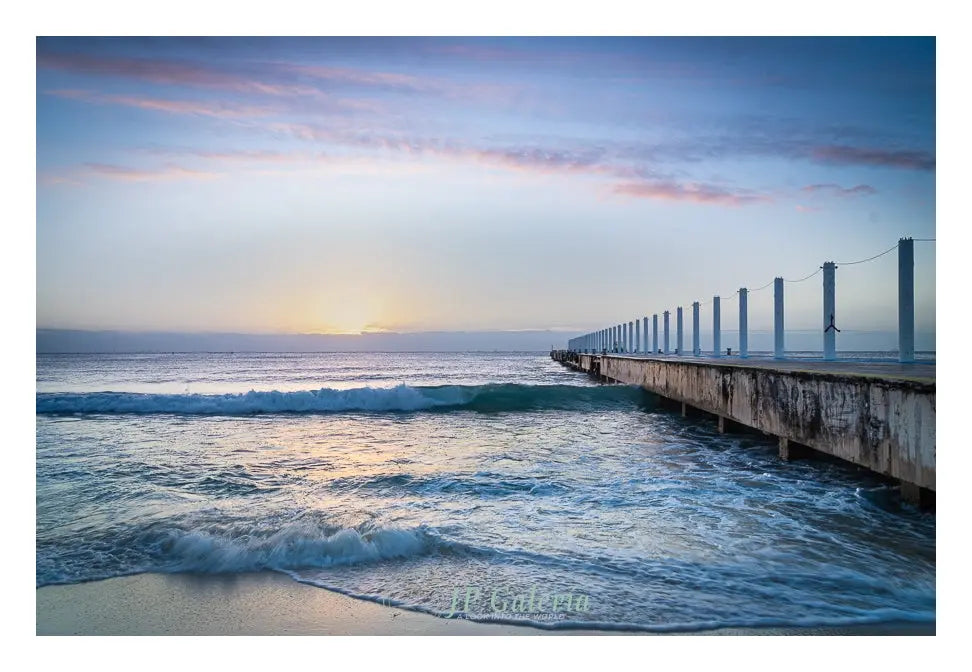 Playa del Carmen Amanecer en el Muelle Constituyentes - JP Galería