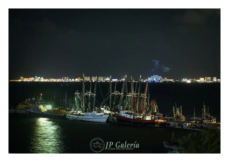 Cozumel Playa Mulle Noche - JP Galería