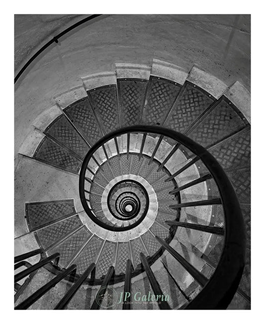 Paris Escalera Arco del Triunfo - JP Galería