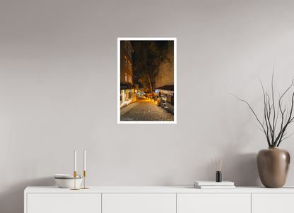 16 x 24″, Gloss Hahnemühle Photo Silk Baryta X Un Callejón Romántico en Estambul