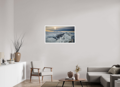 40 x 22.5″, Matte Hahnemühle Photo Rag Ultra Smooth Suiza Alpes Gornergrat