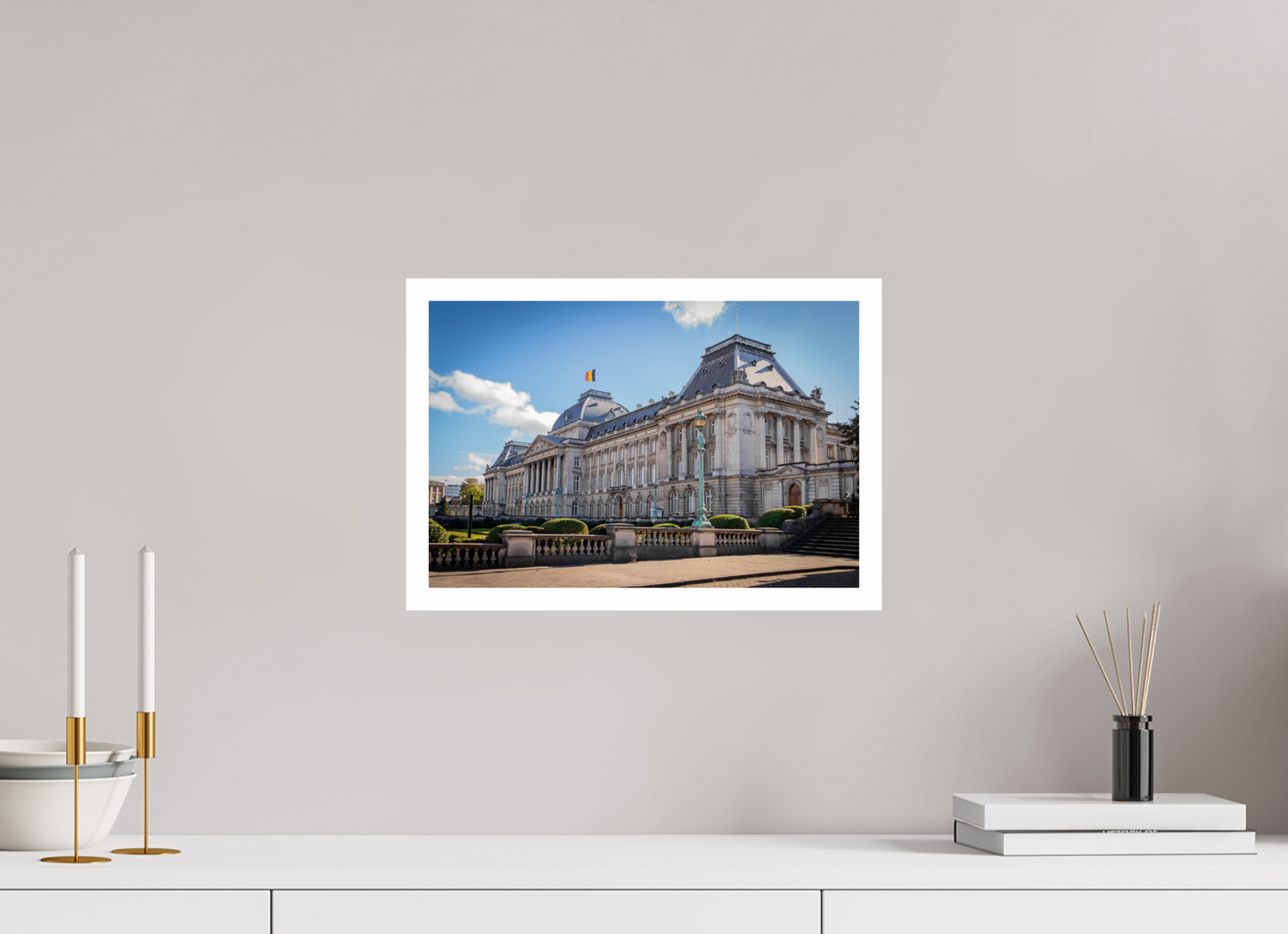 15 x 10″, Gloss Photo Print On Fuji Crystal DP II Majestuosidad Europea Palacio Real de Bruselas