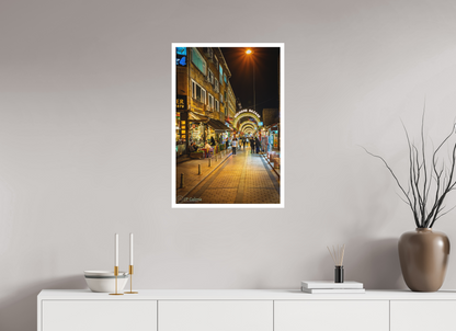 20 x 30″, Matte Hahnemühle Photo Rag Ultra Smooth Noches Vivas en el Bazar de Gülhane