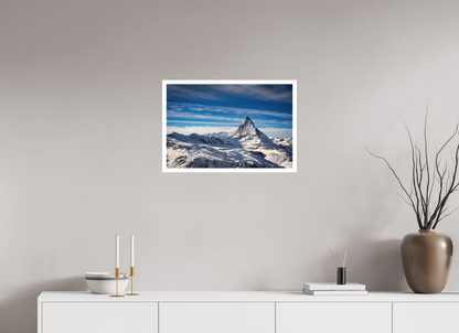 24 x 16″, Matte Hahnemühle Photo Rag Ultra Smooth El Guardián de los Alpes (Matterhorn, Suiza)
