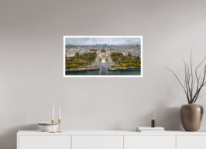 32 x 16″, Gloss Photo Print On Fuji Crystal DP II Paris  Plaza del Trocadero