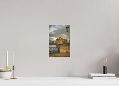 8 x 12″, Photo Print Under Matte Acrylic Glass La Paz del Ayuntamiento sobre el Limmat