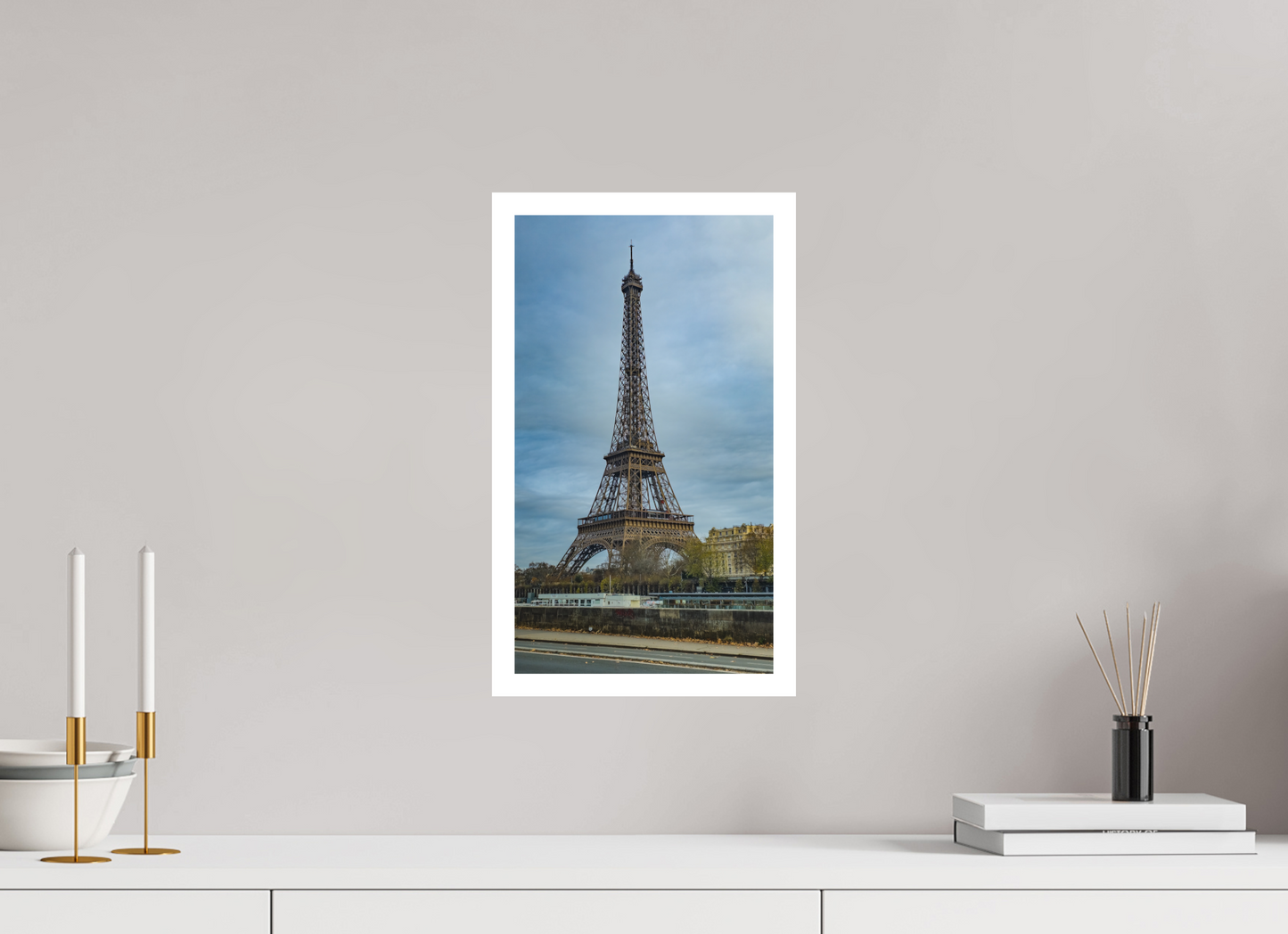 9 x 16″, Matte Photo Print On Fuji Crystal DP II Torre Eiffel desde Pont de Bir-Hakeim