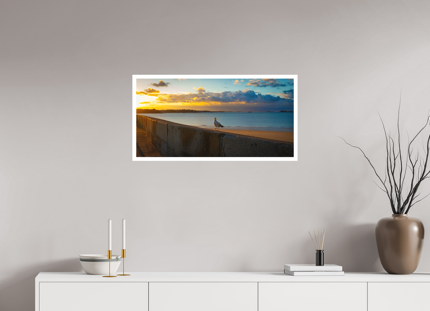 32 x 16″, Matte Hahnemühle Photo Rag Ultra Smooth El Caminante de la Costa