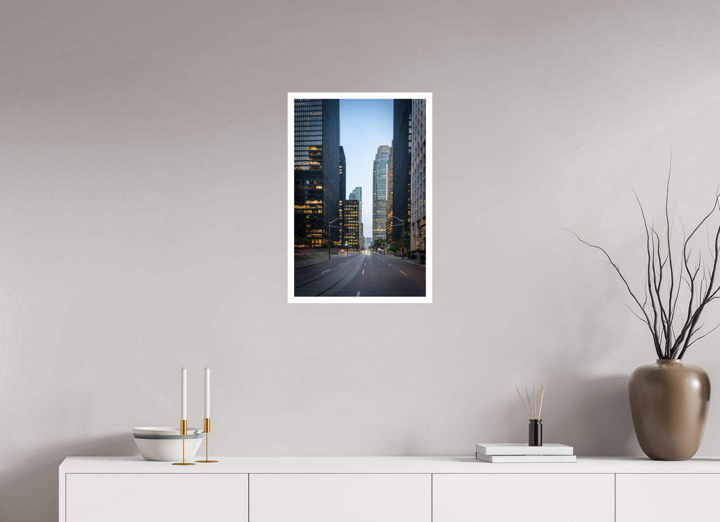 16 x 24″, Gloss Hahnemühle Photo Silk Baryta X Toronto Ciudad