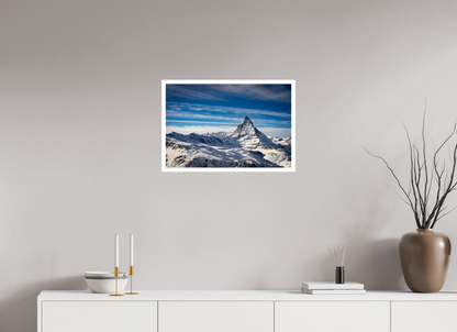 24 x 16″, Gloss Hahnemühle Photo Silk Baryta X El Guardián de los Alpes (Matterhorn, Suiza)