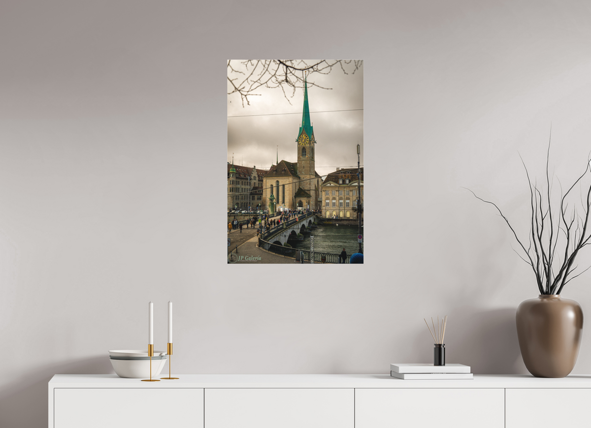 20 x 30″, Photo Print Under Matte Acrylic Glass Fe y Movimiento en Zúrich