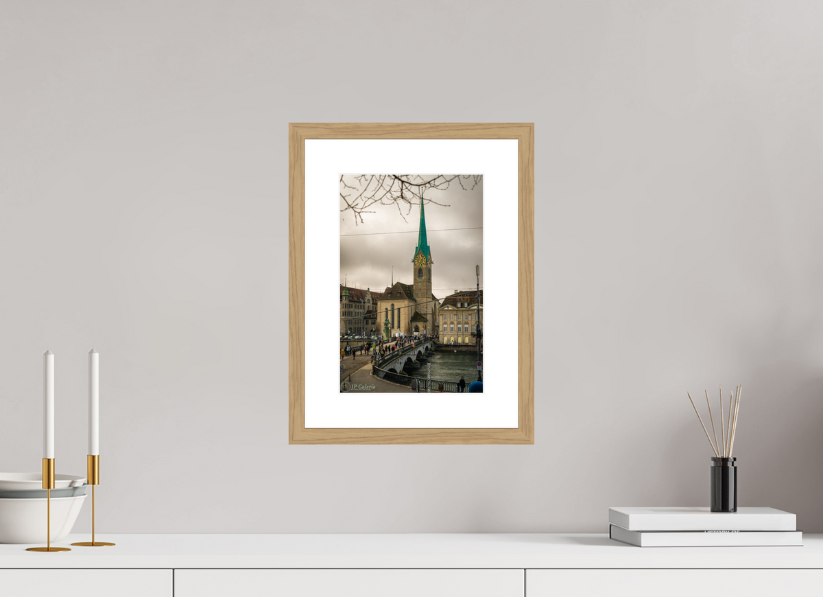 8 x 12″, Natual Oak Frame Print On Fuji Crystal Fe y Movimiento en Zúrich
