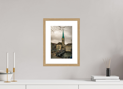 8 x 12″, Natual Oak Frame Print On Fuji Crystal Fe y Movimiento en Zúrich