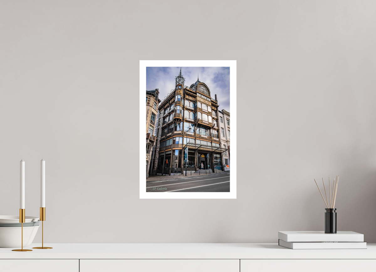 10 x 15″, Gloss Photo Print On Fuji Crystal DP II Old England: Icono Art Nouveau en Bruselas