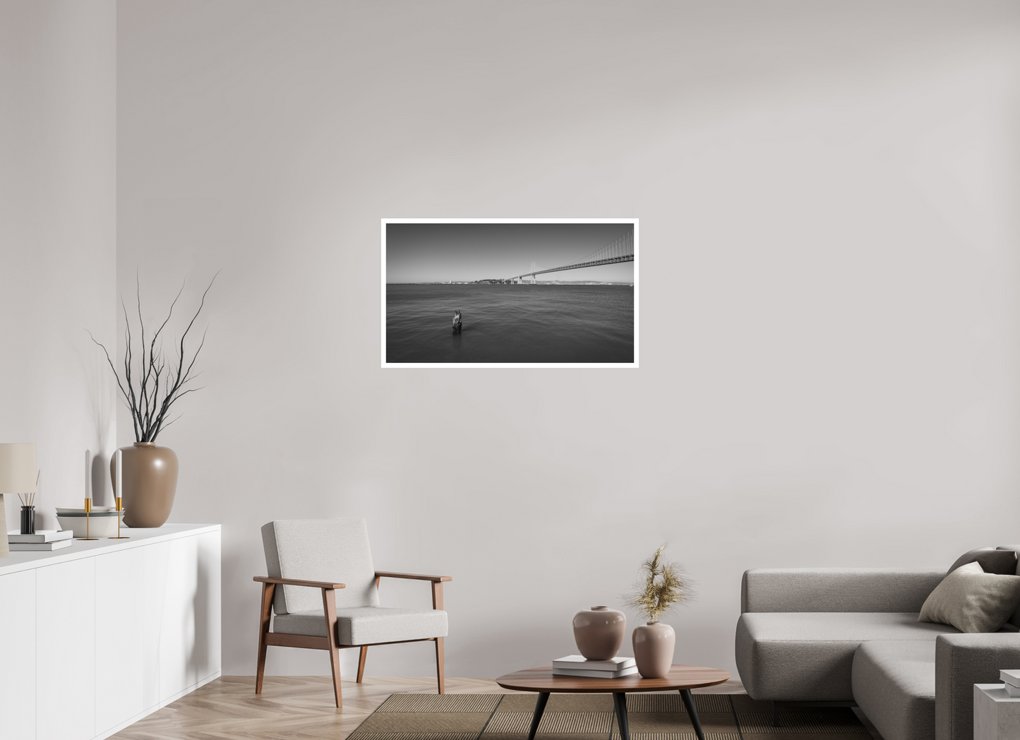 40 x 22.5″, Matte Photo Print On Fuji Crystal DP II Pasado y Presente: El Puente de la Bahía