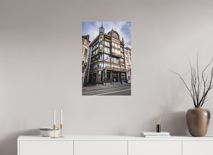 20 x 30″, Photo Print Under Matte Acrylic Glass Old England: Icono Art Nouveau en Bruselas
