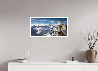 32 x 16″, Matte Photo Print On Fuji Crystal DP II El Observatorio del Matterhorn