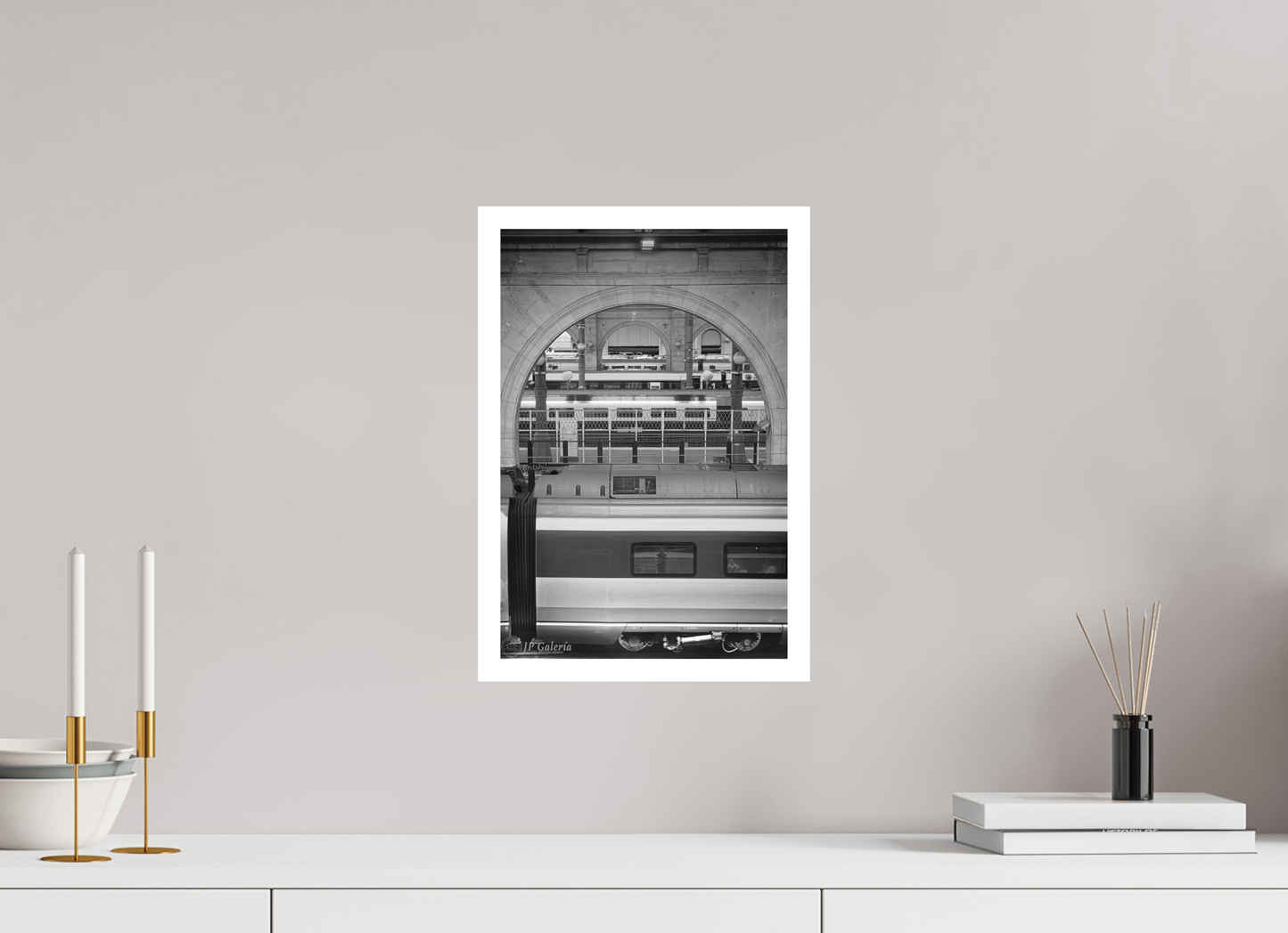 10 x 15″, Matte Photo Print On Fuji Crystal DP II Paris Gare Du Nord