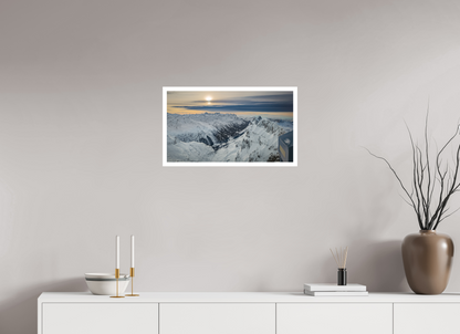 24 x 13.5″, Matte Hahnemühle Photo Rag Ultra Smooth Suiza Alpes Gornergrat