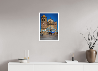16 x 24″, Matte Hahnemühle Photo Rag Ultra Smooth Pueblo Mágico Tequila Jalisco  Templo de la Purísima