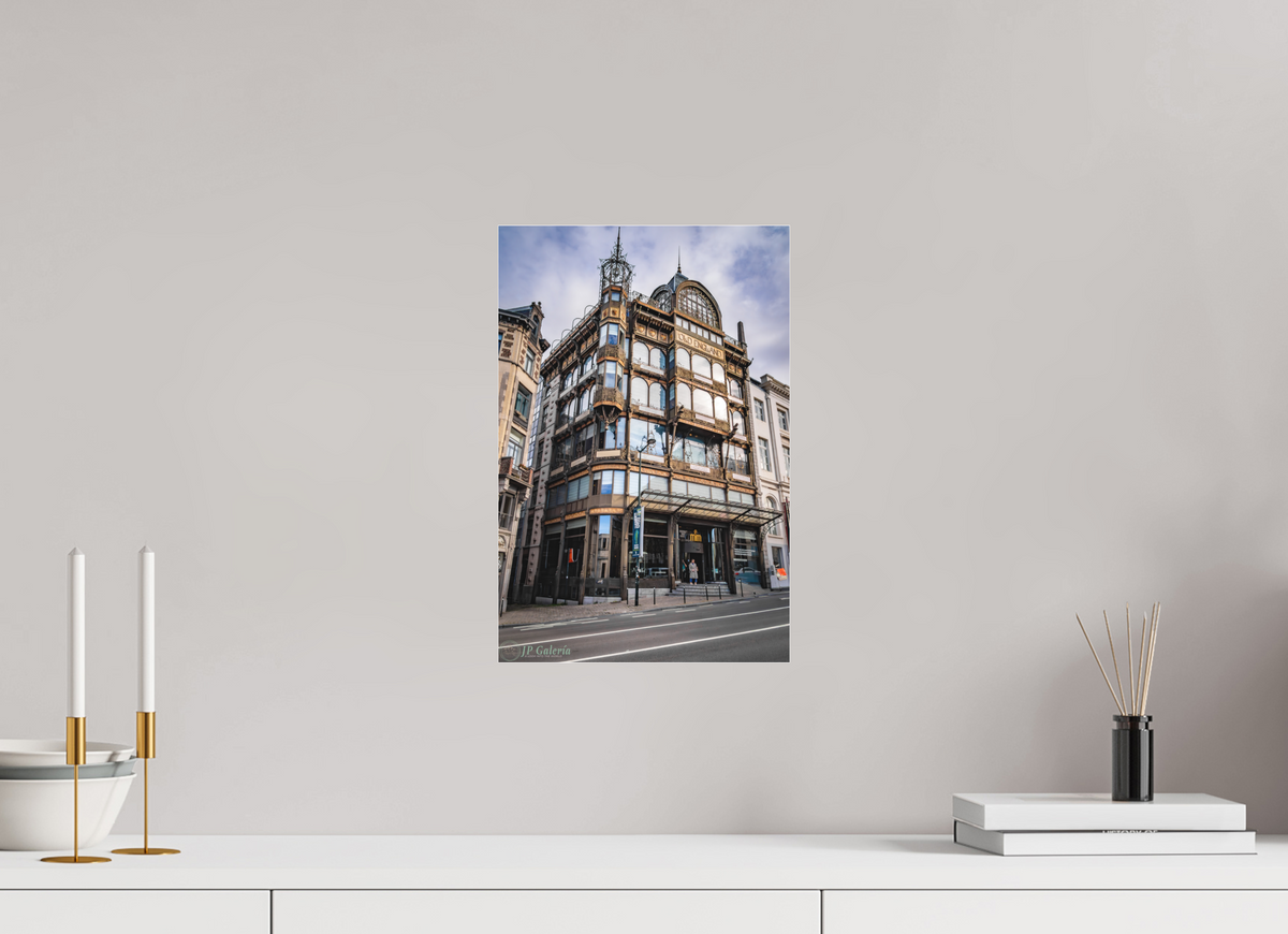 10 x 15″, Photo Print Under Matte Acrylic Glass Old England: Icono Art Nouveau en Bruselas