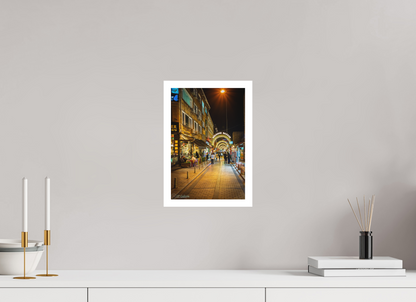 8 x 12″, Matte Hahnemühle Photo Rag Ultra Smooth Noches Vivas en el Bazar de Gülhane