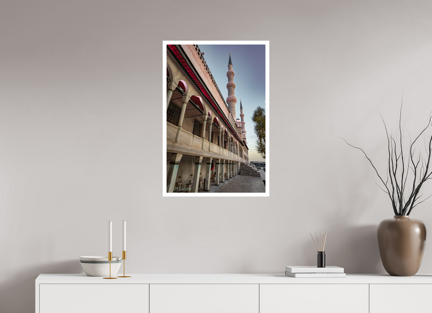 20 x 30″, Gloss Photo Print On Fuji Crystal DP II Otra Mirada a la Mezquita Azul