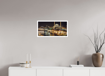 24 x 12″, Gloss Photo Print On Fuji Crystal DP II Luces y Sabores en el Puente de Gálata