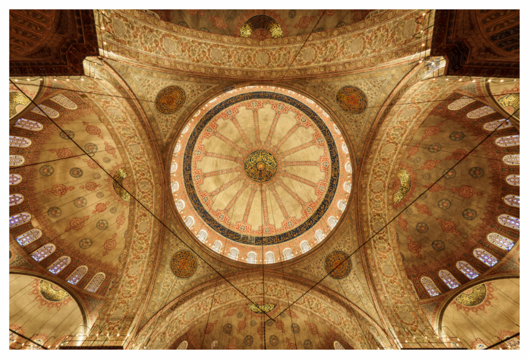 Main image Simetría en la Mezquita Azul