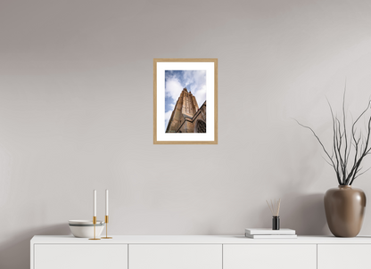 10 x 15″, Natual Oak Frame Print On Fuji Crystal Vértigo Medieval en Brujas
