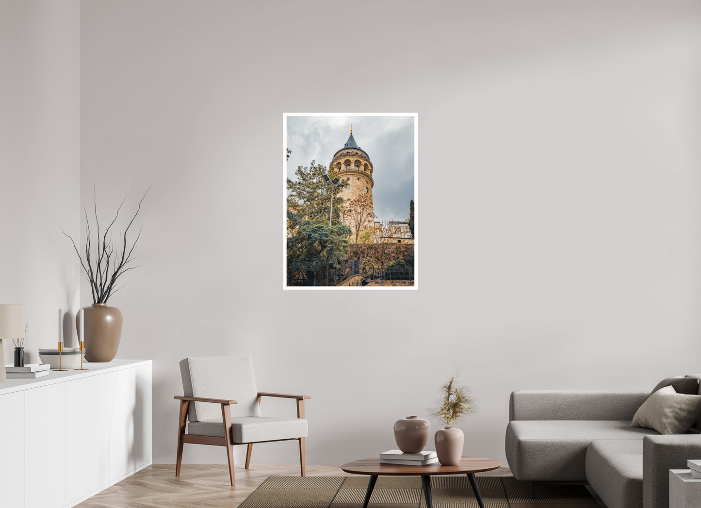 30 x 40″, Matte Hahnemühle Photo Rag Ultra Smooth Icónica Torre de Gálata en Estambul