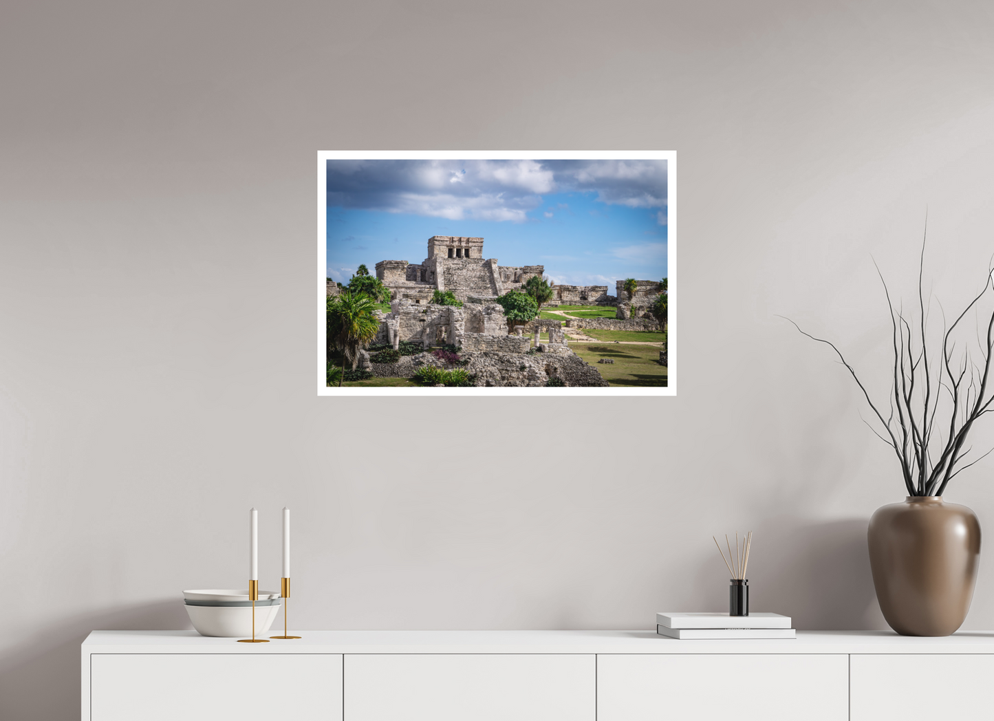 30 x 20″, Matte Photo Print On Fuji Crystal DP II Tulum Zona Arqueológica