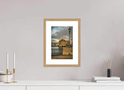 8 x 12″, Natual Oak Frame Print On Fuji Crystal La Paz del Ayuntamiento sobre el Limmat