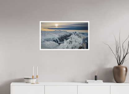 32 x 18″, Gloss Hahnemühle Photo Silk Baryta X Suiza Alpes Gornergrat