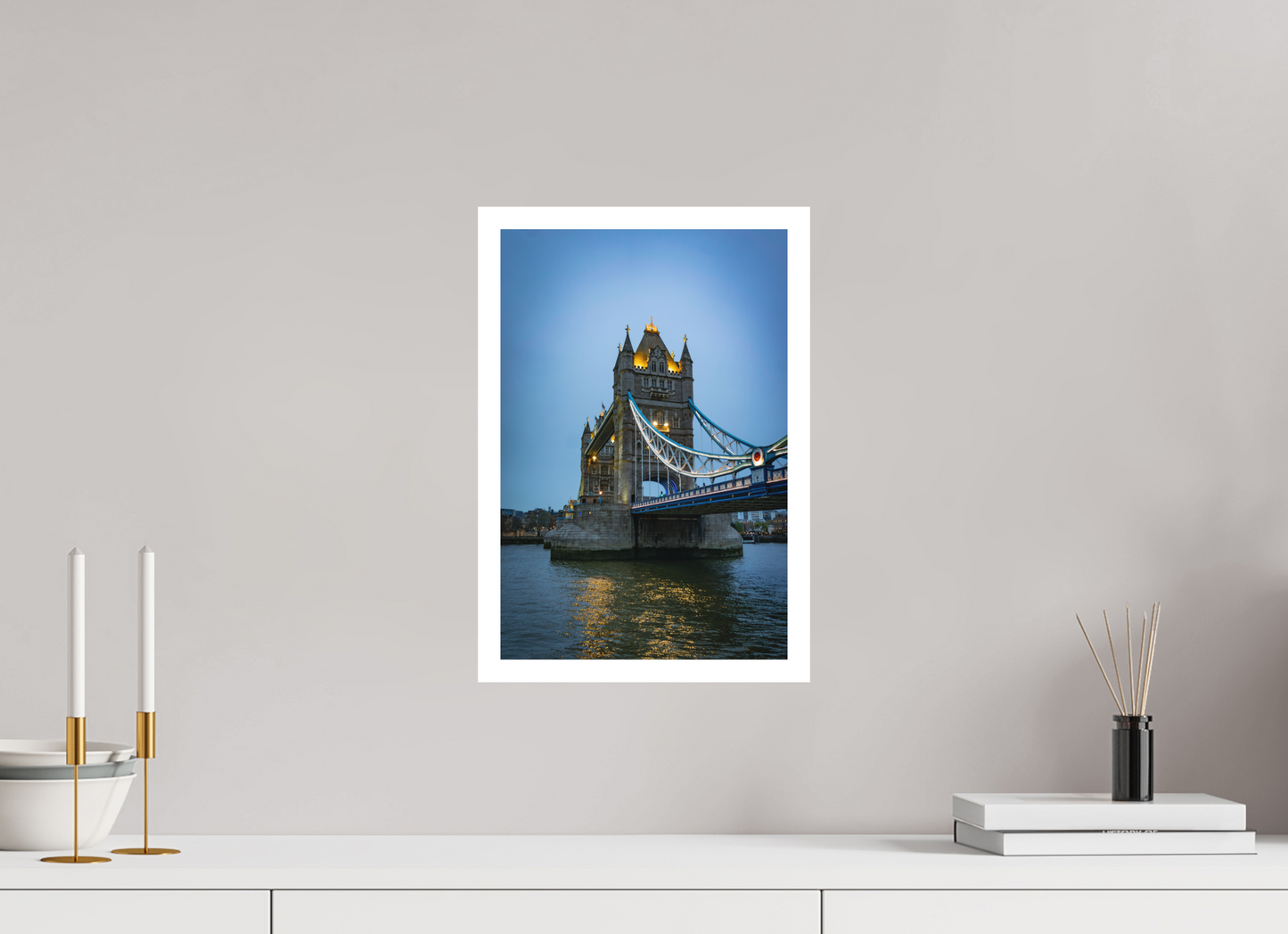 10 x 15″, Matte Photo Print On Fuji Crystal DP II Londres Puente de la Torre