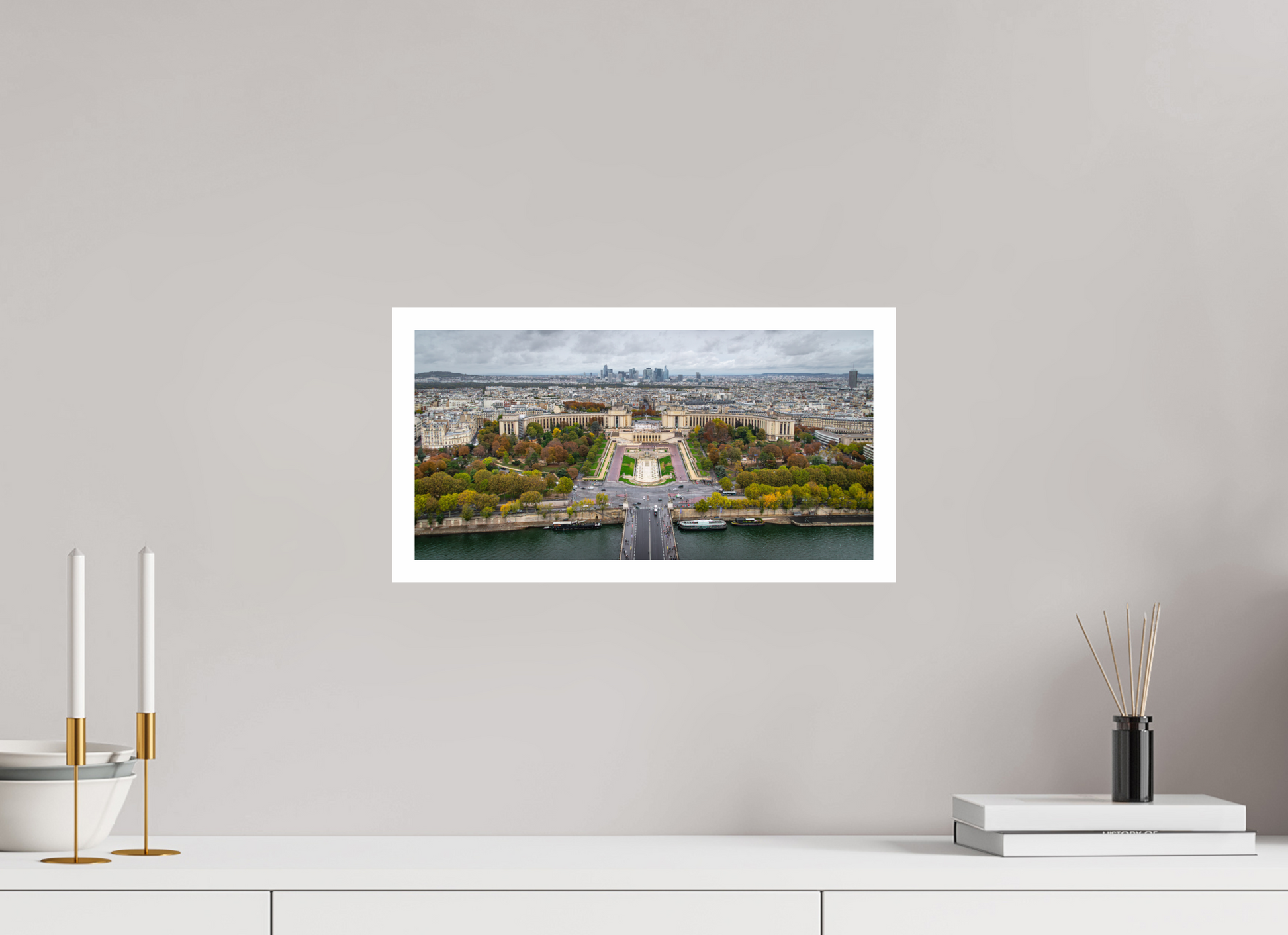 16 x 8″, Gloss Hahnemühle Photo Silk Baryta X Paris  Plaza del Trocadero