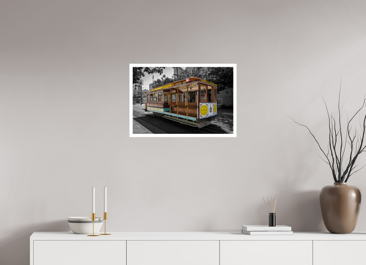 24 x 16″, Gloss Hahnemühle Photo Silk Baryta X San Francisco Powell - Mason Cable Car