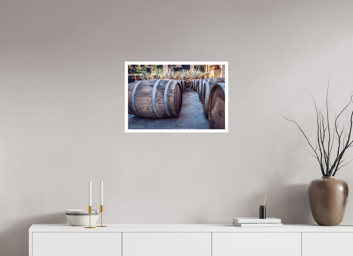 24 x 16″, Gloss Photo Print On Fuji Crystal DP II Pueblo Mágico Jalisco Barricas
