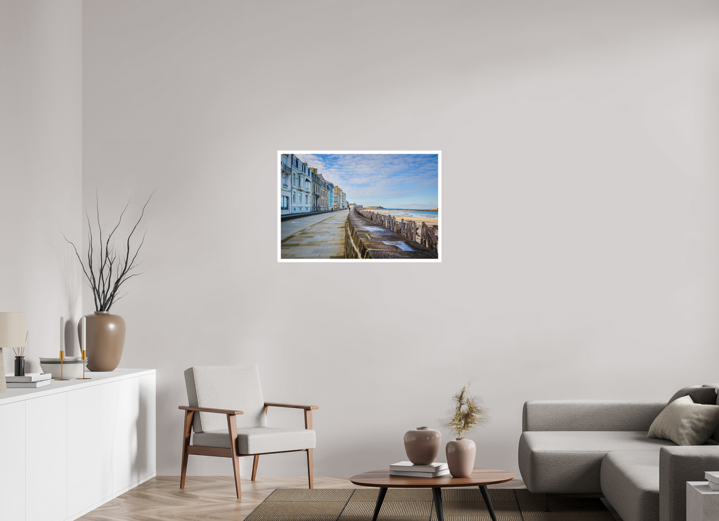 36 x 24″, Matte Hahnemühle Photo Rag Ultra Smooth Saint-Malo Grande Plage du Sillon