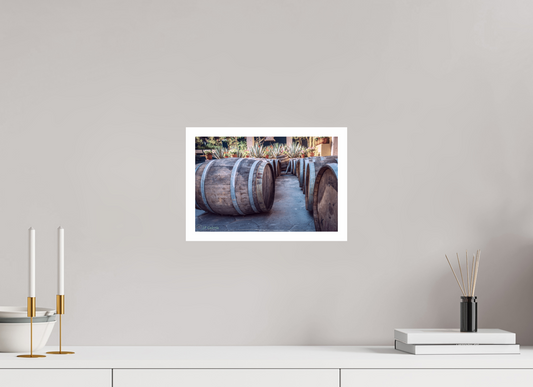 12 x 8″, Gloss Hahnemühle Photo Silk Baryta X Pueblo Mágico Jalisco Barricas