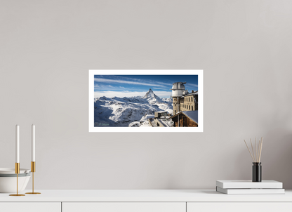 16 x 8″, Matte Hahnemühle Photo Rag Ultra Smooth El Observatorio del Matterhorn