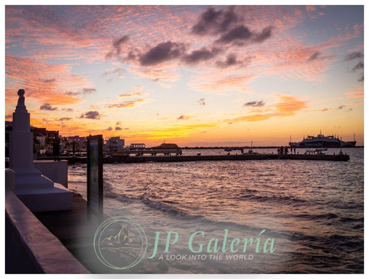 Cozumel Malecón Atardecer