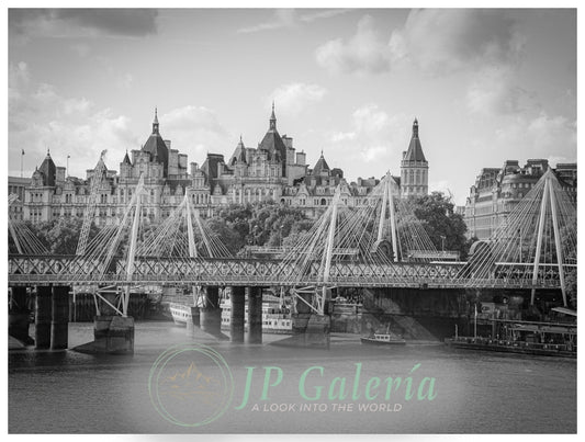 Londres Puente Golden Jubilee y Hungerford