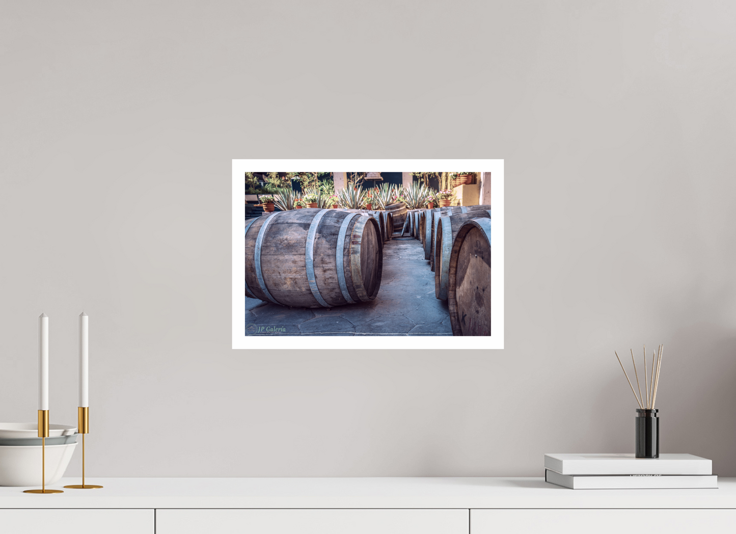 15 x 10″, Gloss Photo Print On Fuji Crystal DP II Pueblo Mágico Jalisco Barricas