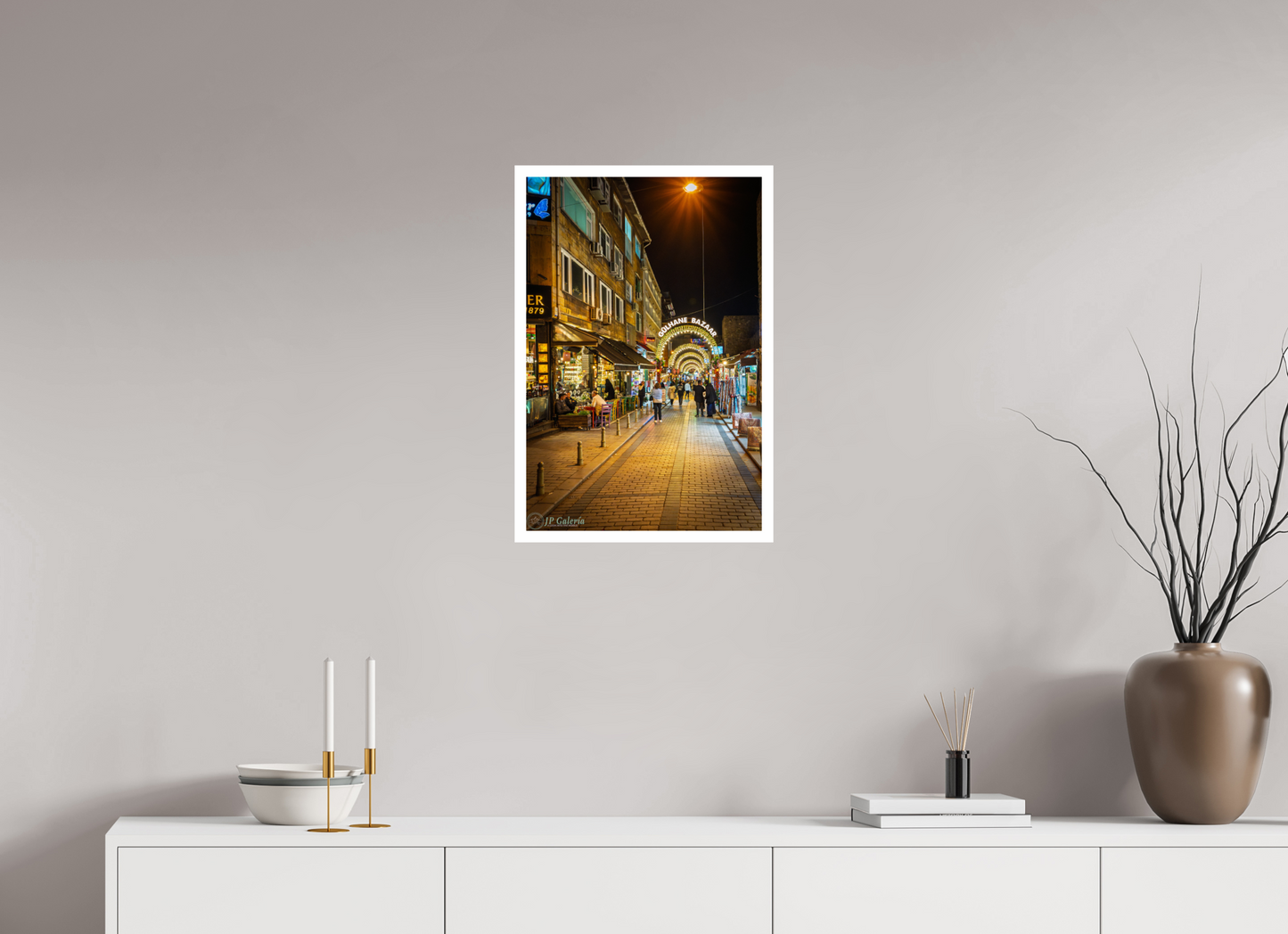 16 x 24″, Gloss Photo Print On Fuji Crystal DP II Noches Vivas en el Bazar de Gülhane