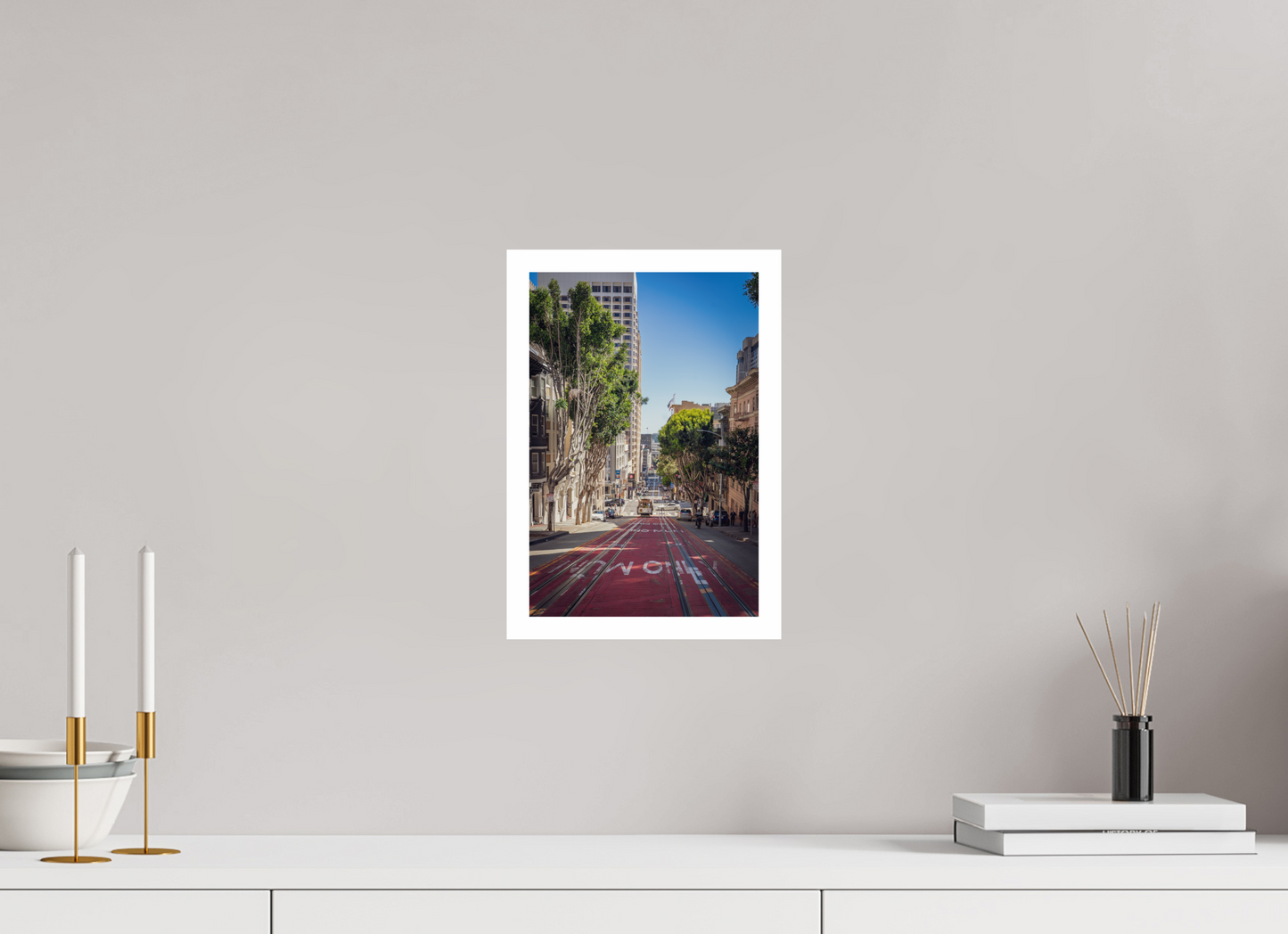 8 x 12″, Gloss Photo Print On Fuji Crystal DP II San Francisco Cable Car en Camino